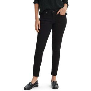 Levi's(R) Womens 711 Skinny Soft Black 25 30